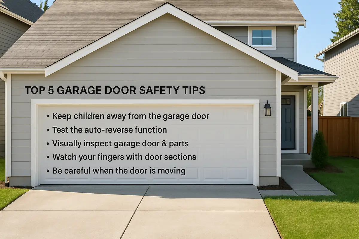 Top 5 Garage Door Safety Tips Every Homeowner Should Know | Sg Garage Doors Repair