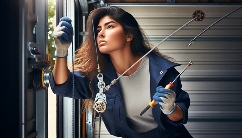 Garage Door Cable Repair in Princeton