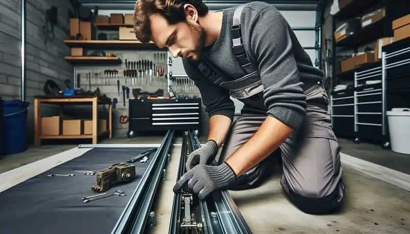 Garage Door Track Repair in Pinecrest
