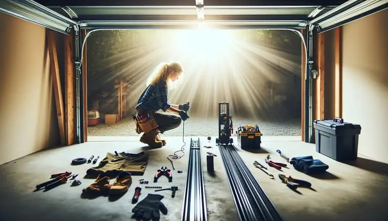 Garage Door Track Repair in Lauderhill